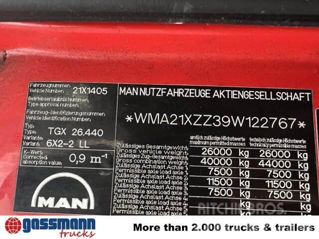 MAN TGX 26.440 6x2-2 LL, Lenk-Liftachse Camiones chasis