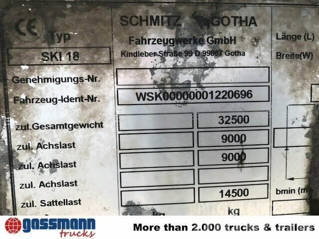Schmitz SKI 18 SL06-7.2 Alumulde mit Stahlboden ca. 25m³ Semirremolques bañera