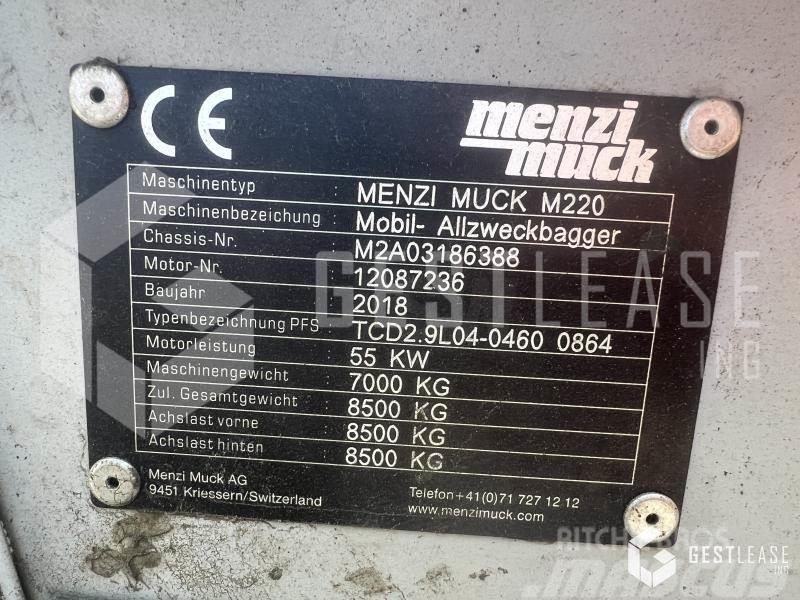 Menzi Muck M220 Excavadoras especiales