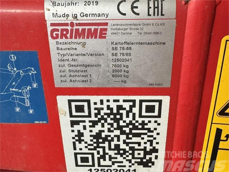 Grimme SE-85-55-UB Cosechadoras y excavadoras para patata