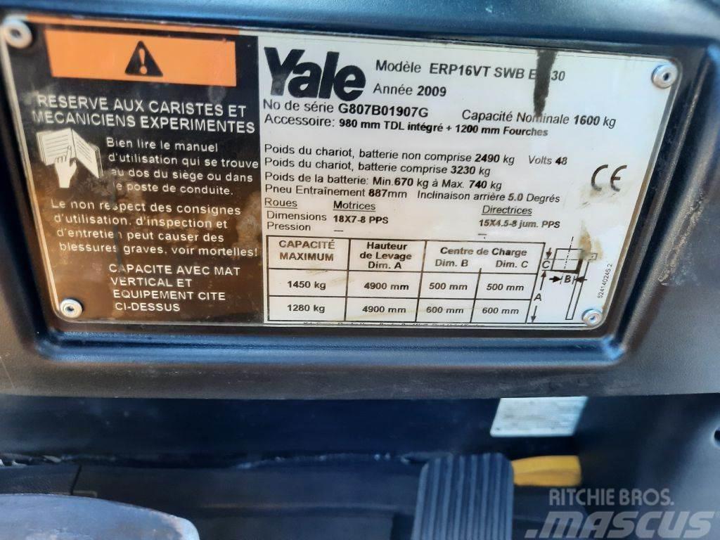 Yale ERP 16 VT Batterie NEU Carretillas de horquilla eléctrica