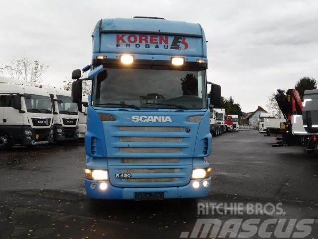 Scania R420LB6x2MLB Blau Baggerpritsche Camiones plataforma