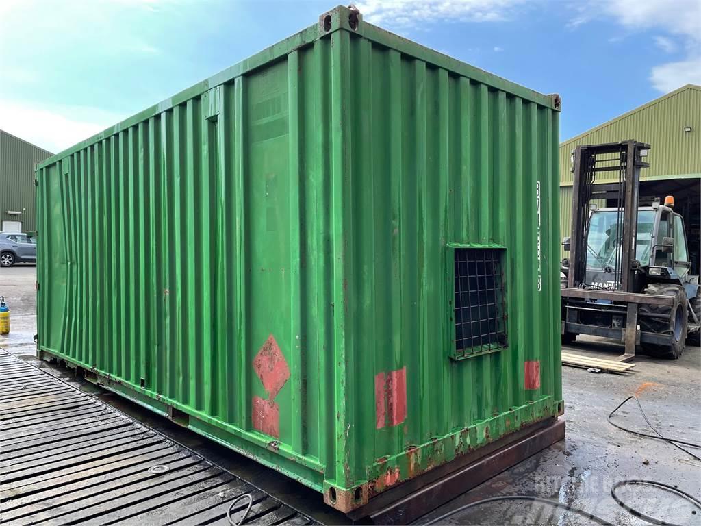  20FT container uden døre, til dyrehold eller lign. Contenedores de almacenamiento