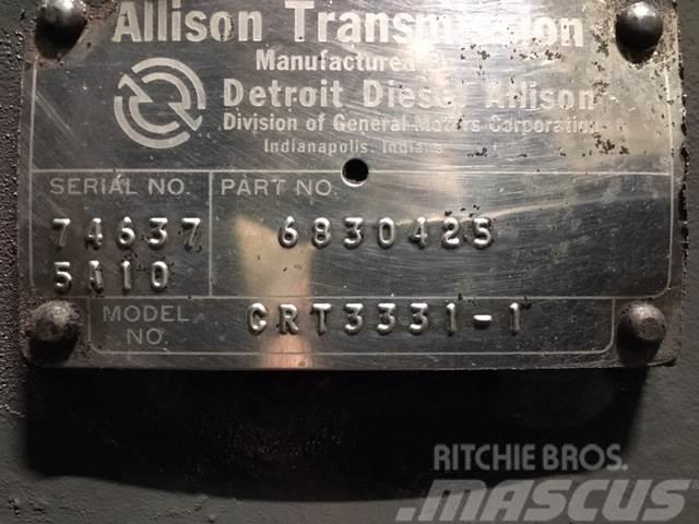 Allison transmission Model CRT3331-1 Transmisión