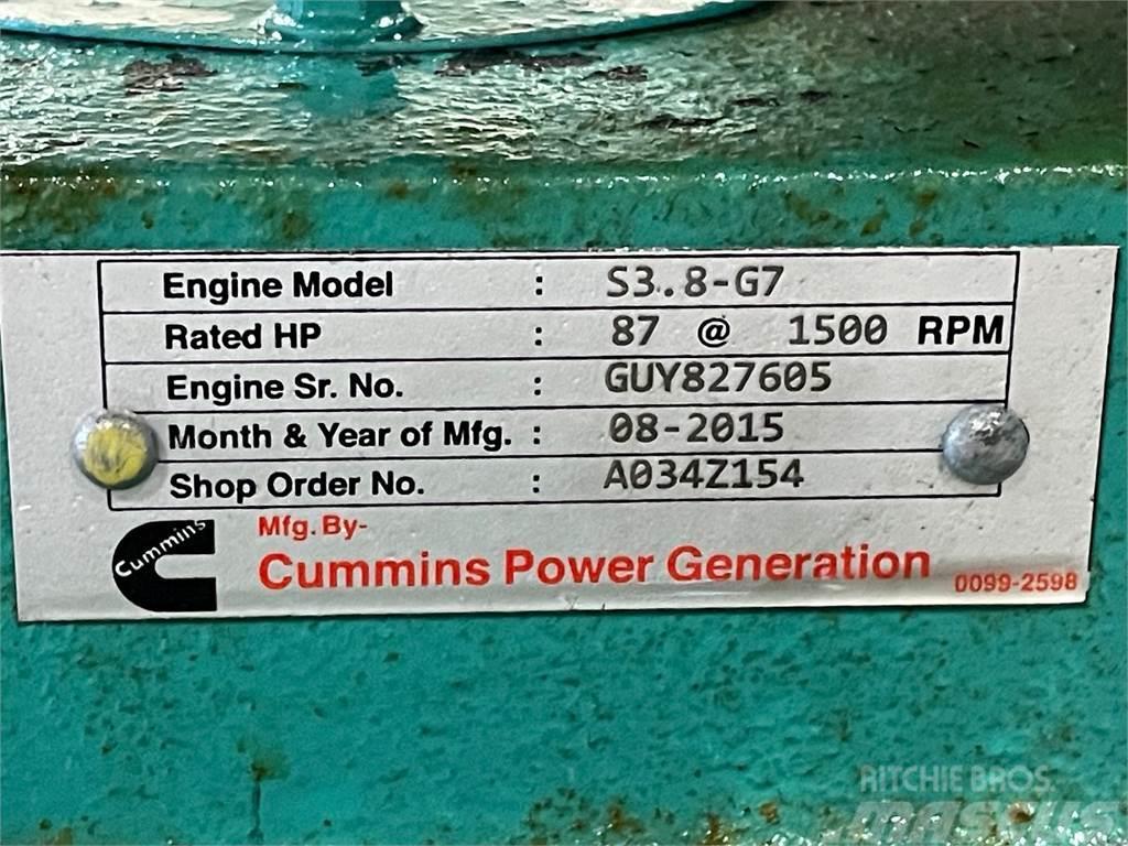 Cummins S3.8-G7 motor (Mercedes OM314) - komplet med køler Motores