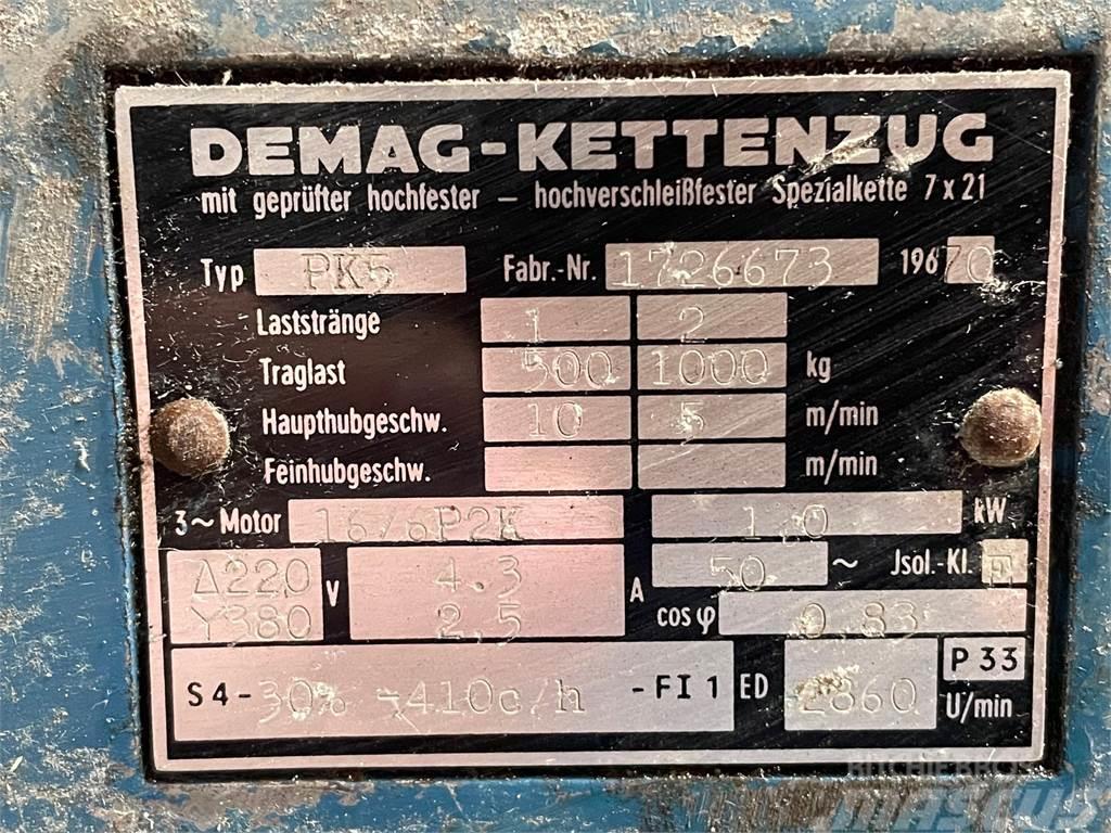 Demag type PK5 el-kædetalje - 1 ton Piezas y equipos para grúas