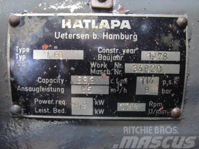 Hatlapa luftkompressor Type L80 Compresores
