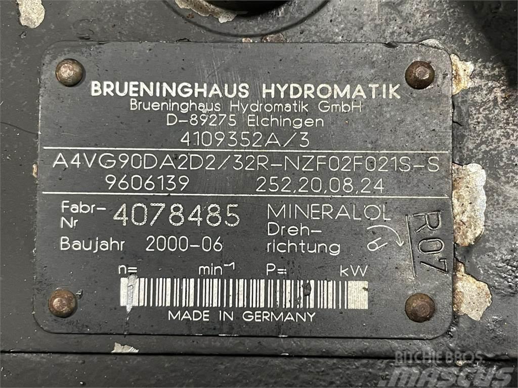  Hydrostat Brueninghaus Hydromatik A4VG90DA2D2/32R- Hidráulicos