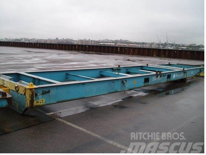 Mafi trailer - 40 ft./60 ton - 1 stk Semirremolques de góndola rebajada