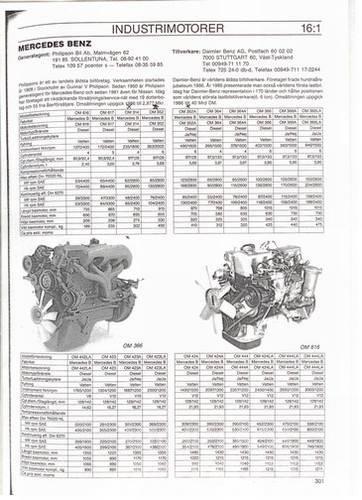 Mercedes-Benz OM364A motor - 65 kw/1800 rpm Motores