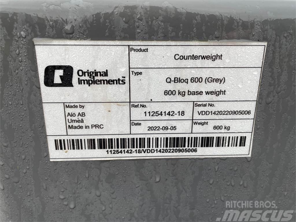 Quicke 600kg Front Weight Block Otra maquinaria agrícola usada