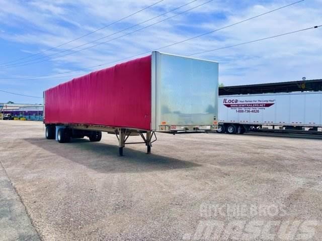 East Mfg Flatbed with Rolling Tarp System Plataforma plana/laterales abatibles