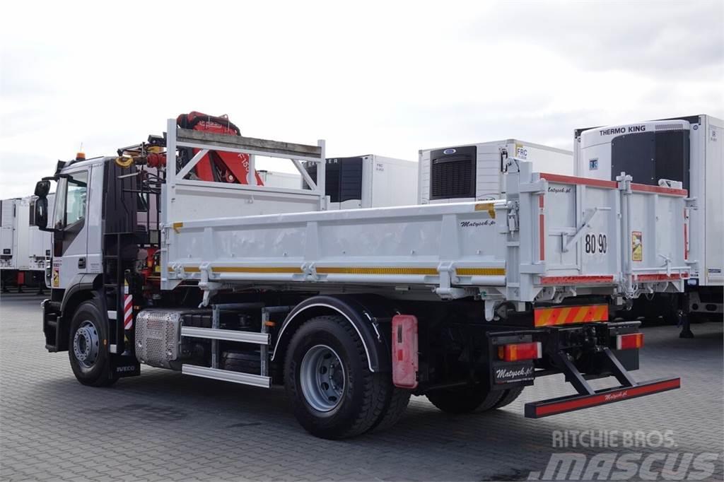 Iveco 330 / 4x2 / WYWROTKA / + HDS FASSI 155 / BORDMATIC Camiones bañeras basculantes o volquetes