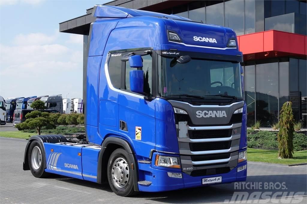 Scania R 450 / RETARDER / 2018 YEAR / LED / EURO 6 / Cabezas tractoras