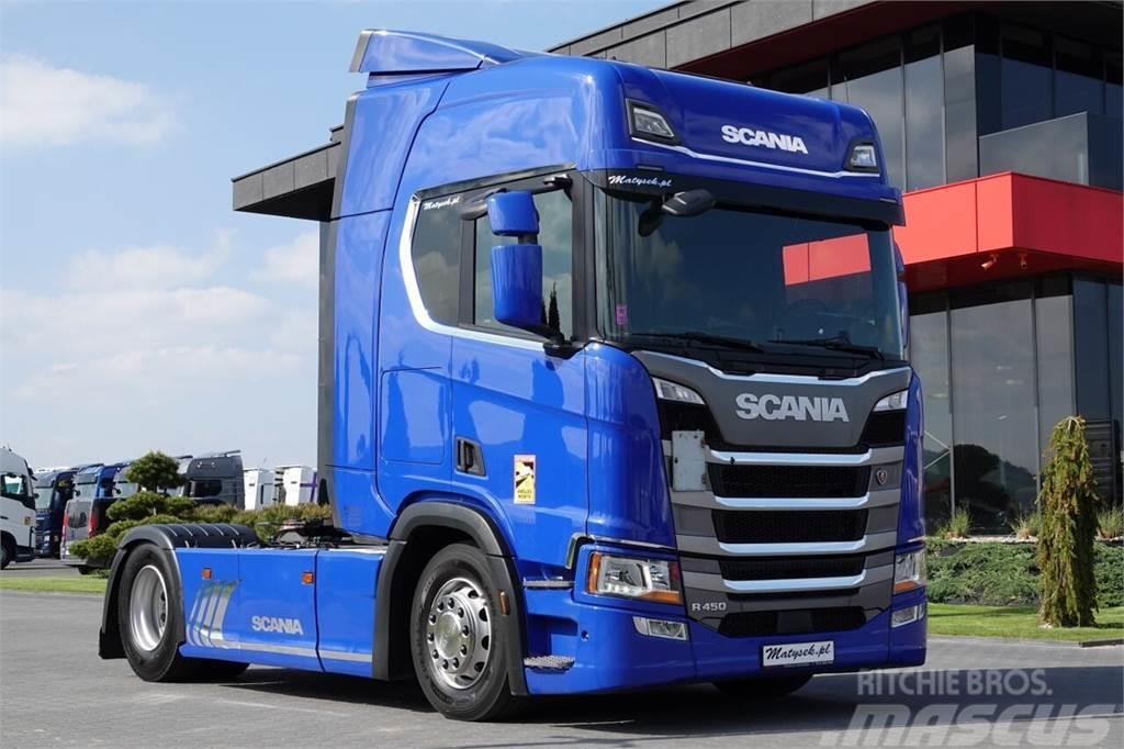 Scania R 450 / RETARDER / 2018 YEAR / LED / EURO 6 / Cabezas tractoras