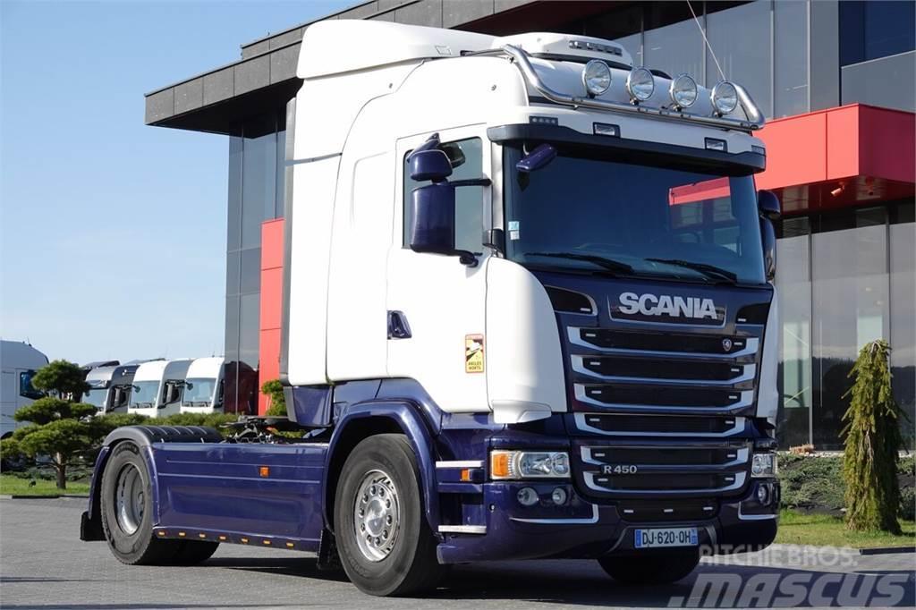 Scania R 450 / RETARDER / I-PARK COOL / EURO 6 / SPROWADZ Cabezas tractoras