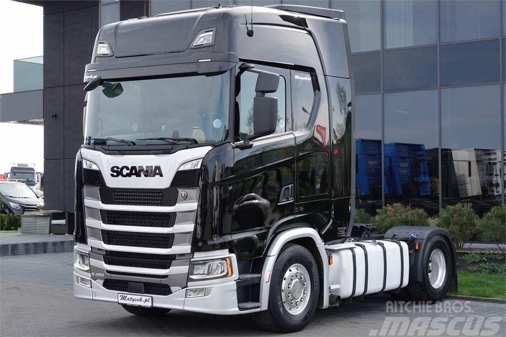 Scania S 450 / RETARDER / KOMPRESOR DO WYDMUCHU MHS 1100  Cabezas tractoras