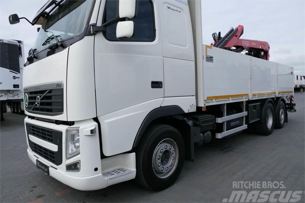 Volvo FH 420 / 6x2 / SKRZYNIOWY- 6,5 M / HDS FASSI F 215 Camiones plataforma