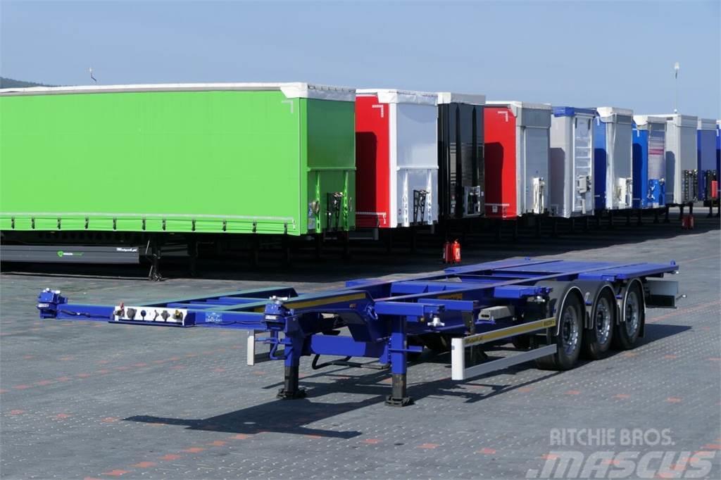 Wielton CHASISS / FOR CONTAINERS / LIFTED AXLE / SAF / Chasis y suspención