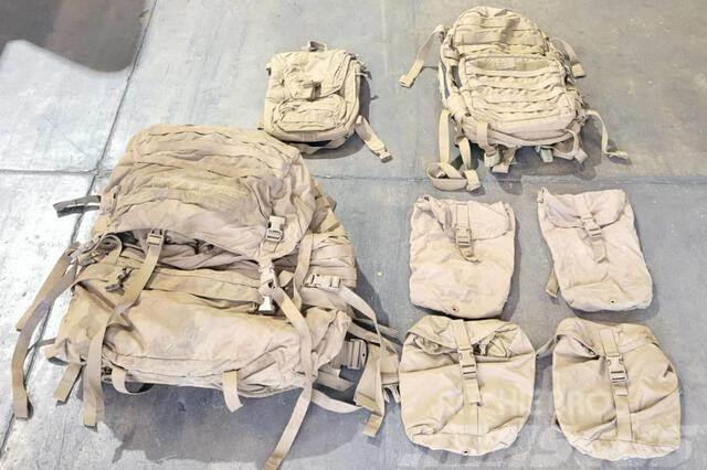  (8) USMC Coyote FILBE Pack Sets w/Assault Packs &  Otros equipamientos de construcción