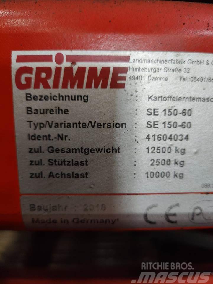 Grimme SE150-60UB-XXL Cosechadoras y excavadoras para patata