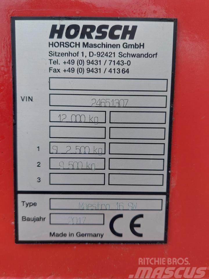 Horsch Maestro 16.75 SW Sembradoras de alta precisión