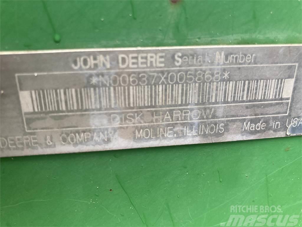 John Deere 637 Gradas de discos