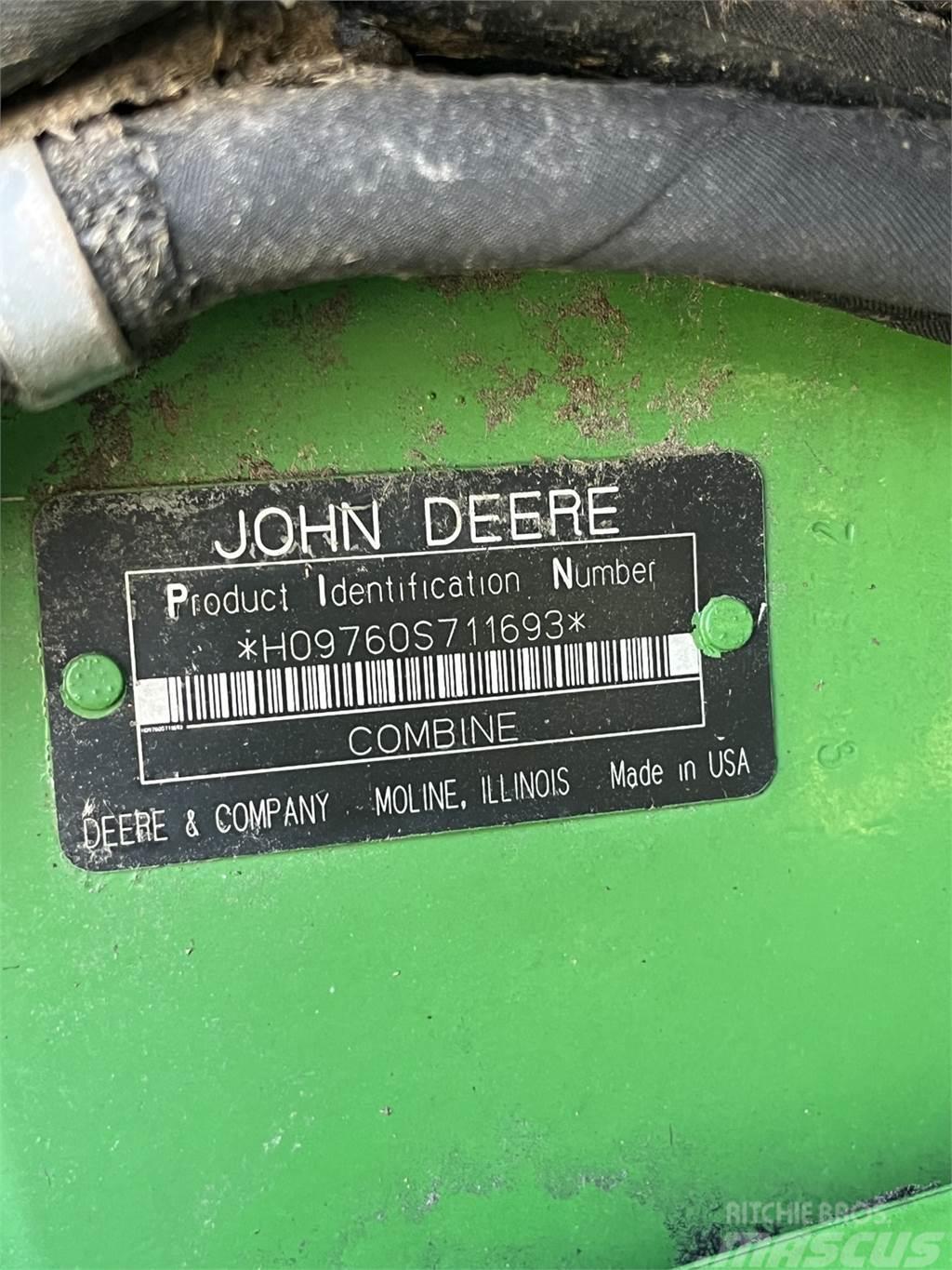 John Deere 9760 STS Cosechadoras combinadas