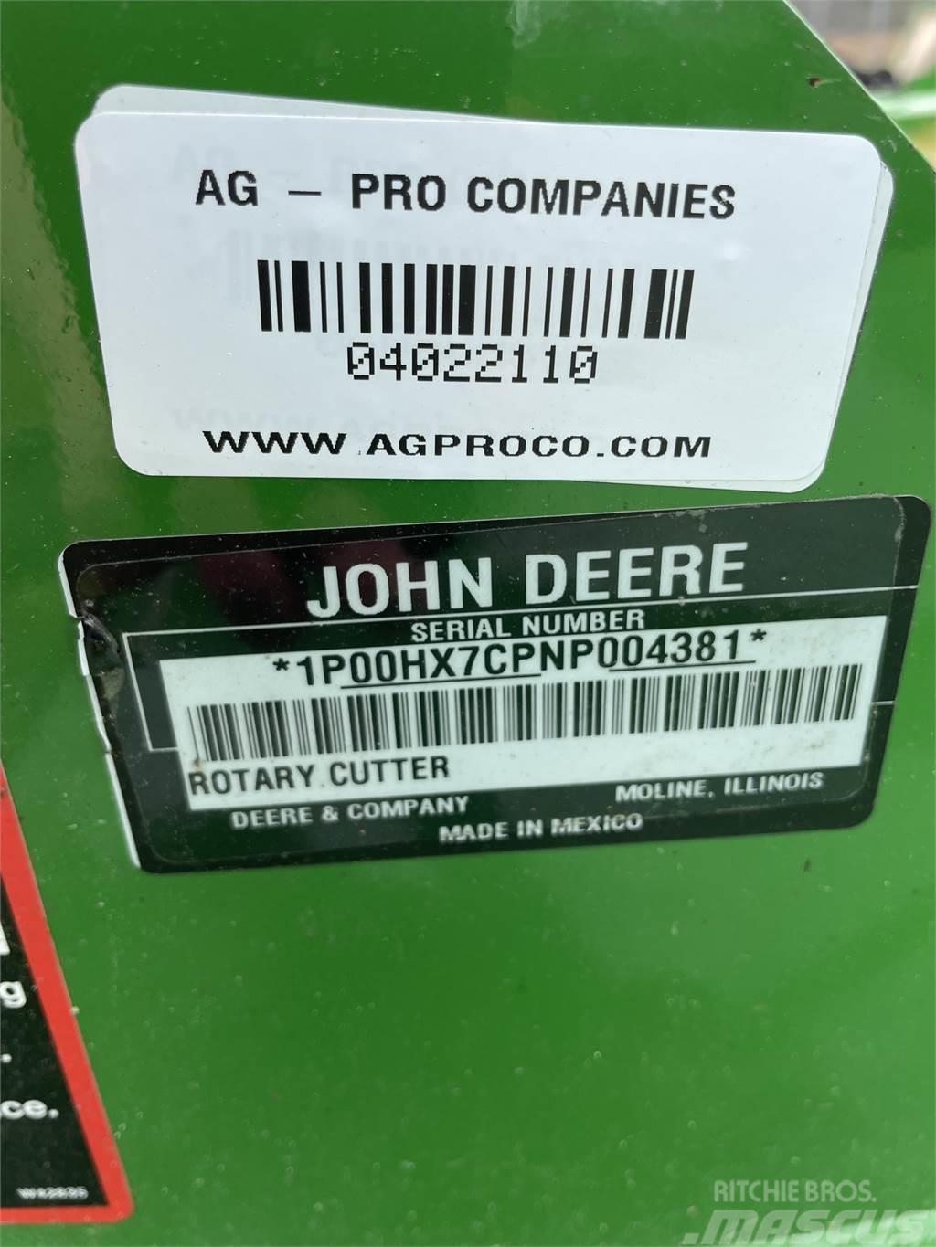 John Deere HX7 Desmenuzadoras, cortadoras y desenrolladoras de pacas