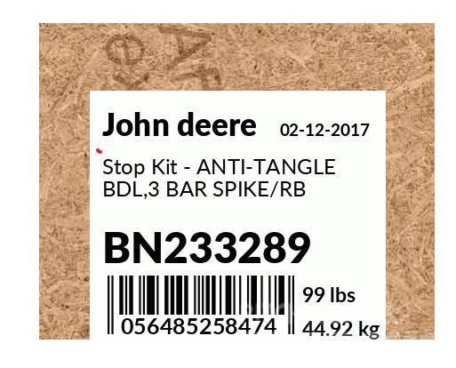 John Deere New Anti-Tangle kit for 2310 Otras máquinas y aperos de labranza