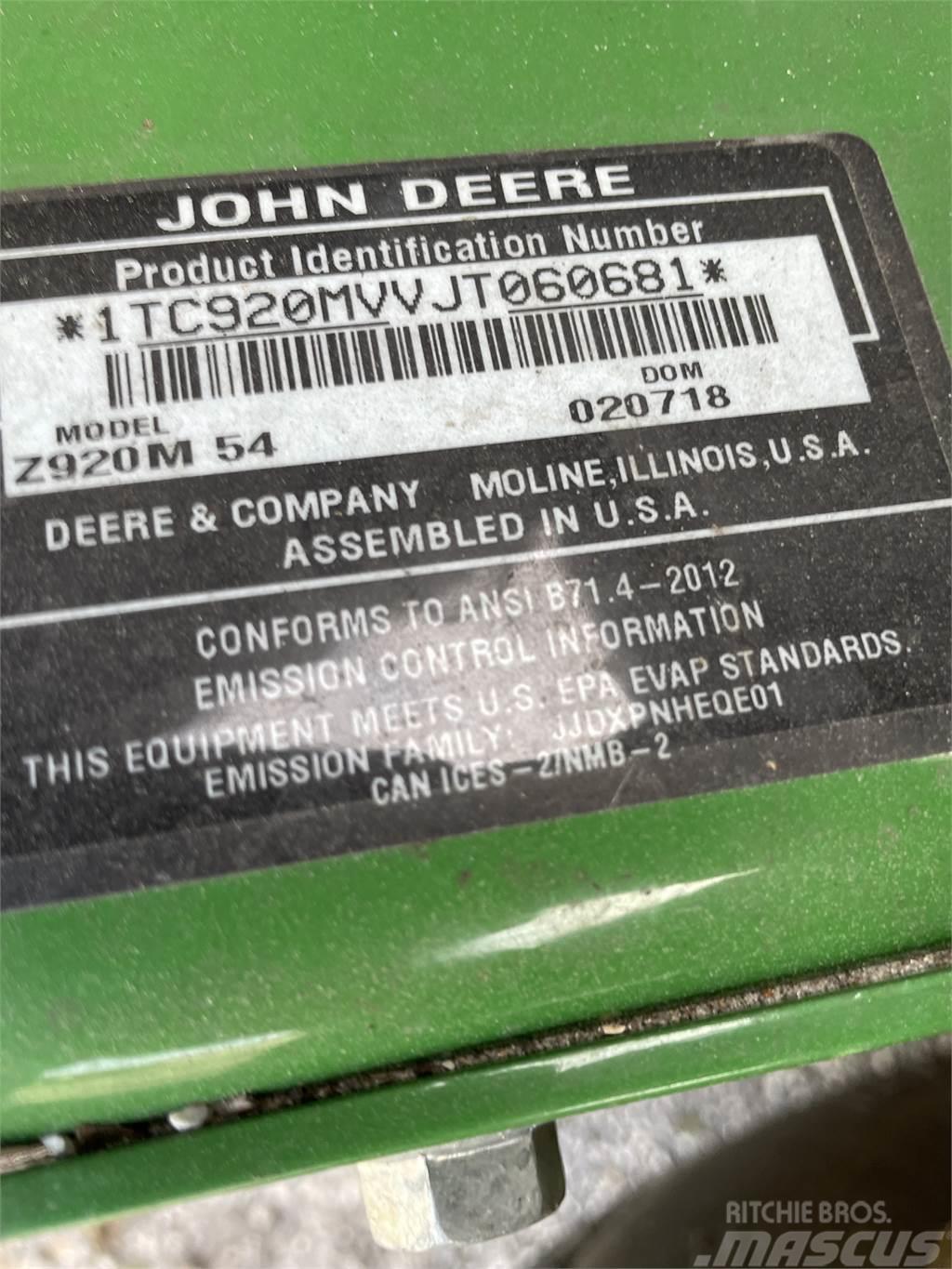 John Deere Z920M Segadoras profesionales