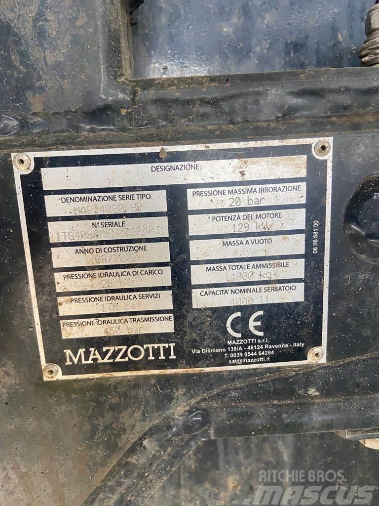  Mazzotti MAF 4080HP Pulverizadores arrastrados