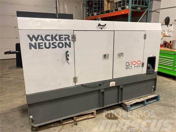 Wacker Neuson G100 80kW Skid Mount Generator Otros generadores