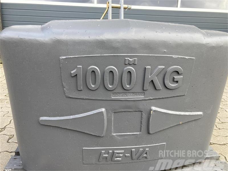 He-Va 800 kg og 1000 kg Accesorios para carga frontal