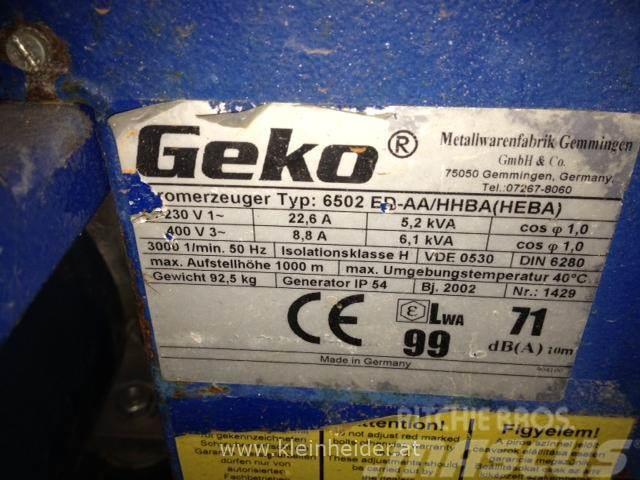  Geko Aggregat 6502 5 kVA Generadores diesel