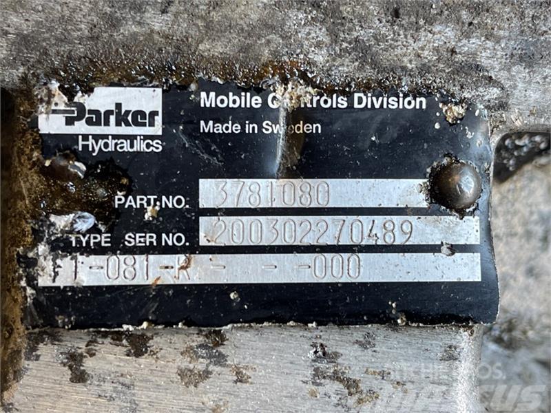 Parker PARKER HYDRAULIC PUMP 3781080 Hidráulicos