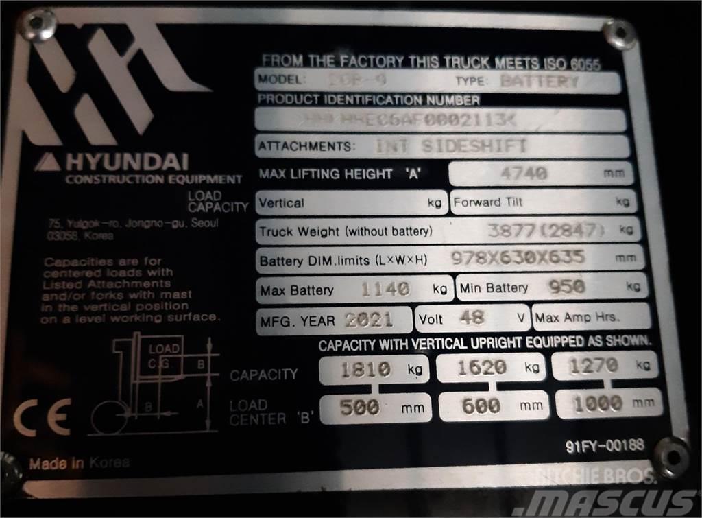 Hyundai 20B-9 TS470 Carretillas de horquilla eléctrica
