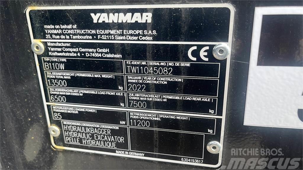Yanmar B110W Excavadoras de ruedas