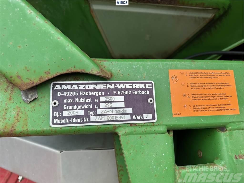 Amazone ZA-M maxiS 1500 Otras máquinas de fertilización