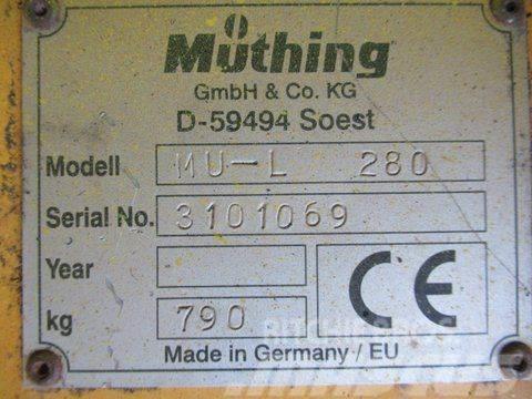 Müthing L 280 Segadoras y cortadoras de hojas para pastos