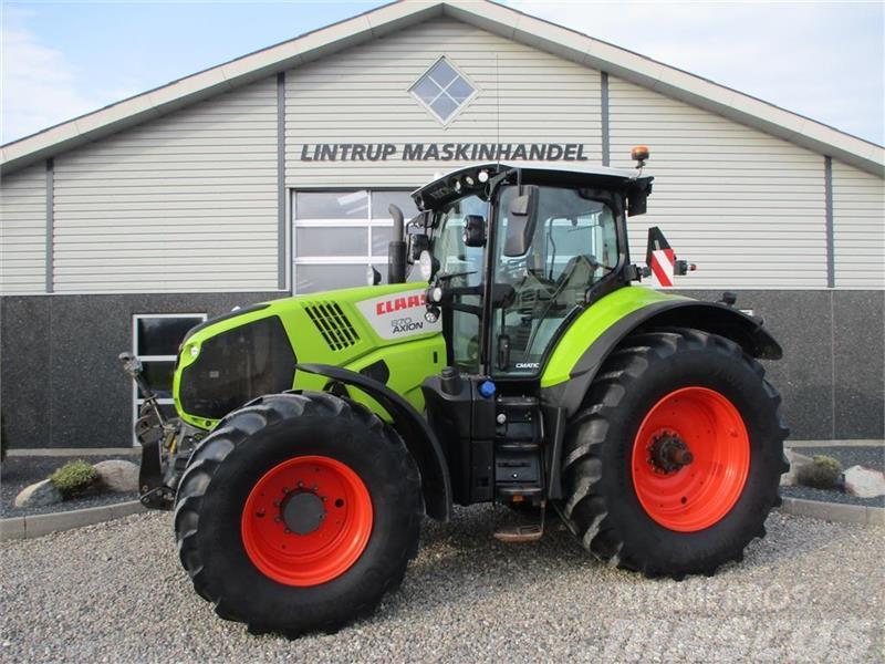 CLAAS AXION 870 CMATIC med frontlift og front PTO, GPS r Tractores