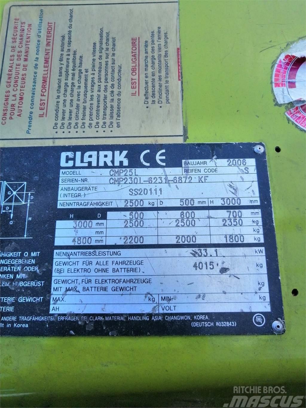 Clark CMP 25 L Otras carretillas elevadoras