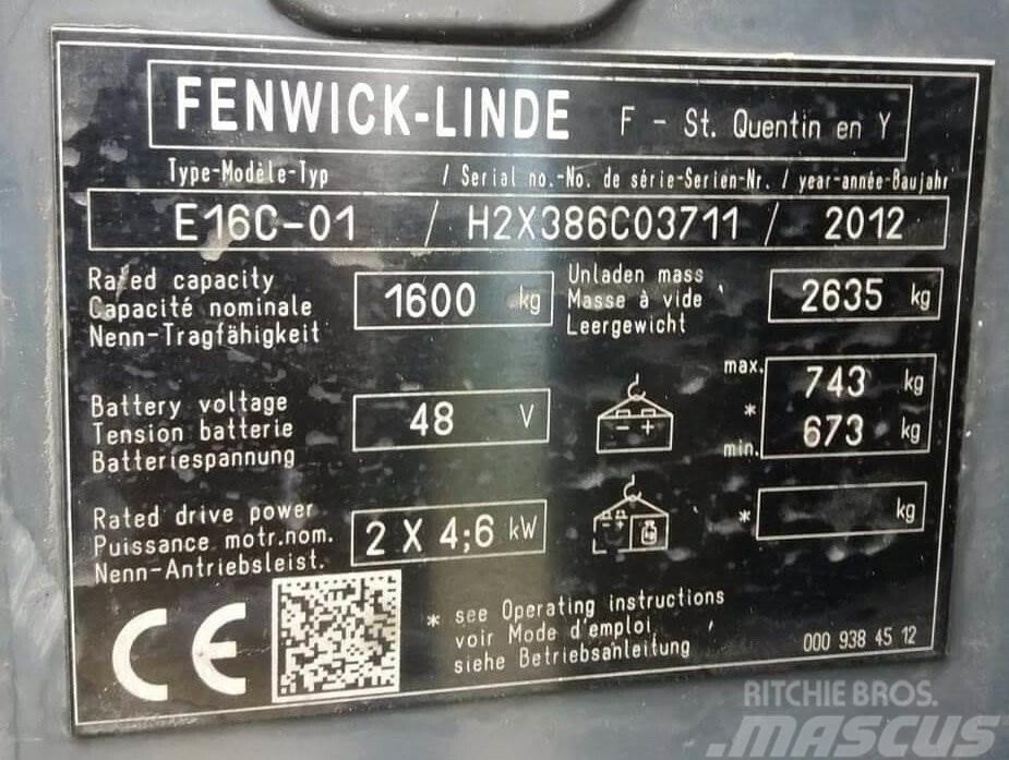 Fenwick E16C-01 Otras carretillas elevadoras