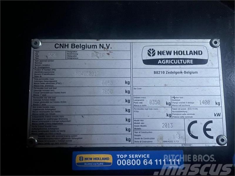 New Holland BB 1290 RC Empacadoras cuadradas