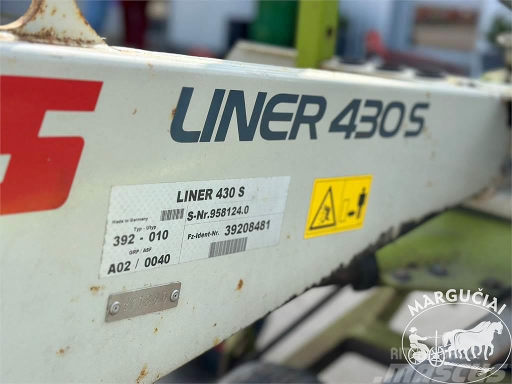 CLAAS Liner 430S, 4,2 m. Rastrillos y henificadores