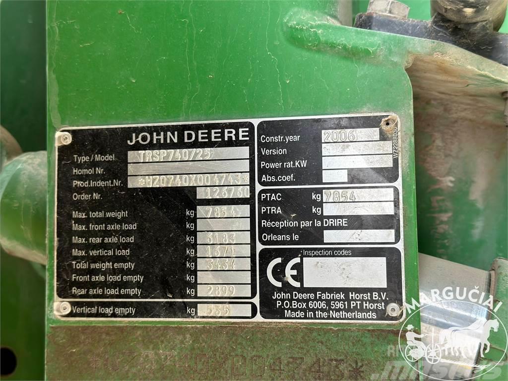 John Deere 740, 4000 ltr., 24 m. Pulverizadores arrastrados