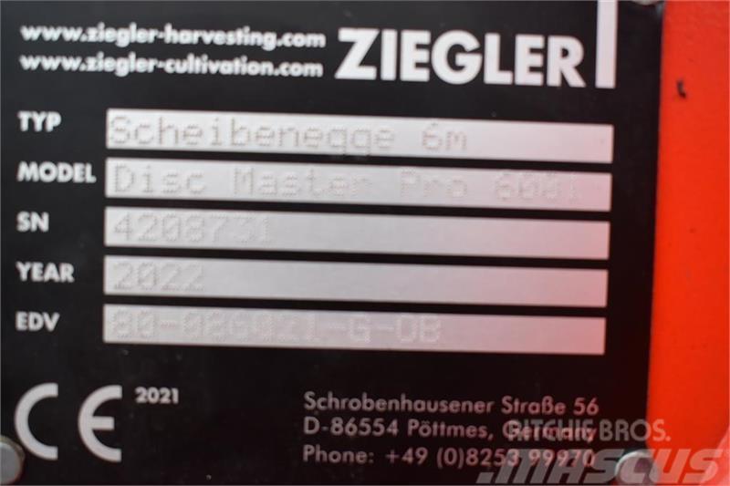 Ziegler Disc Master Pro 6001 Gradas de discos