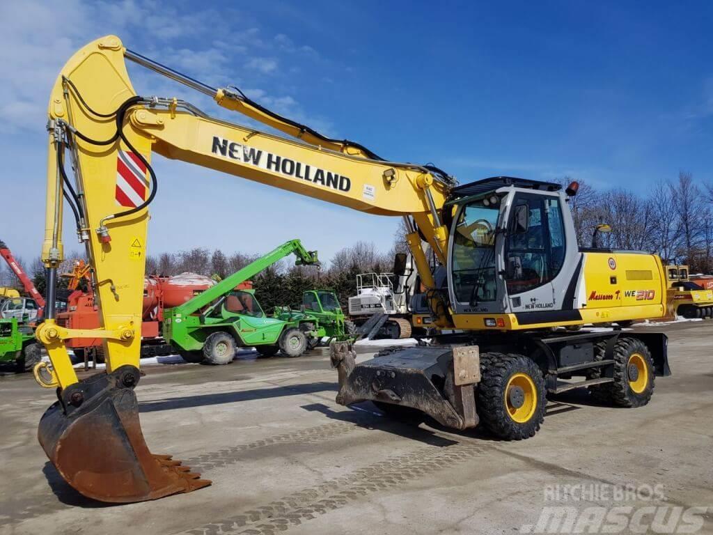 New Holland WE210 Excavadoras de ruedas