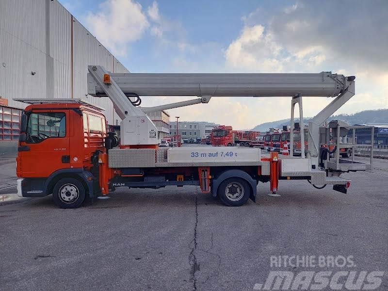 Ruthmann T 330 / MAN TGL 7.150 4X2 BB Plataformas sobre camión