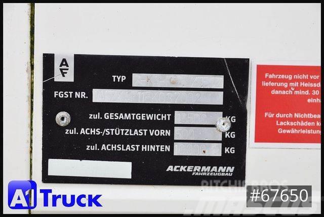 Ackermann 1 Achs Koffer+ Schiebeplane 3100mm innen Carrocería de caja